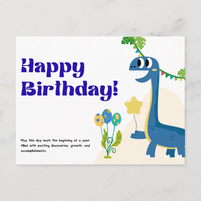 Happy Birthday Card (Front)