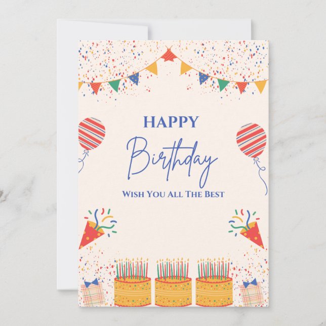 HAPPY BIRTHDAY CARD (Front)