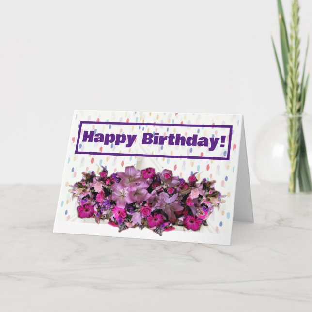 Happy Birthday! Card (Front)