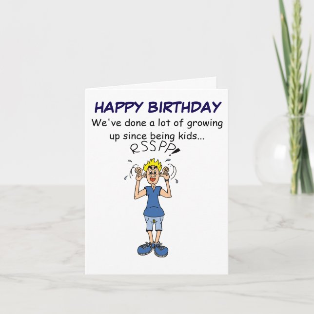 Happy Birthday Card (Front)