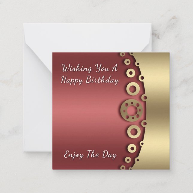 Happy birthday card (Front)