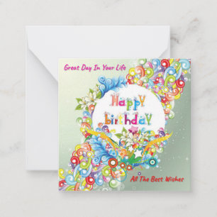 Happy birthday card