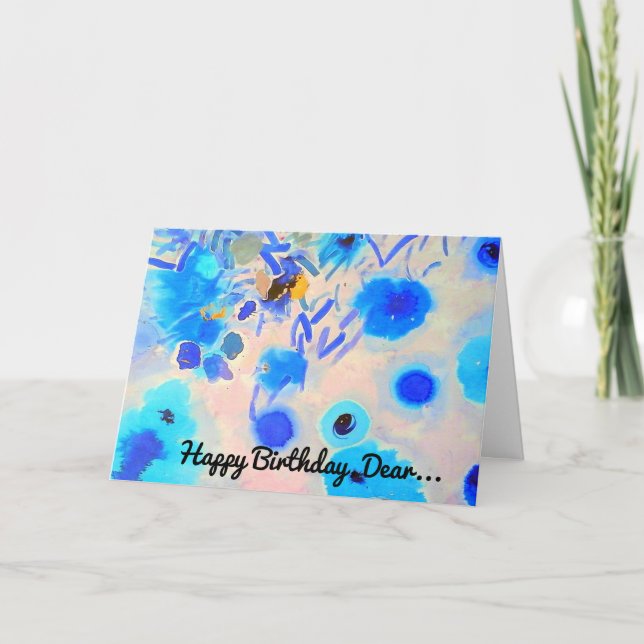 Happy Birthday Card (Front)