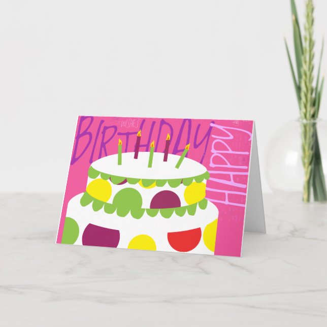 Happy Birthday Card (Front)