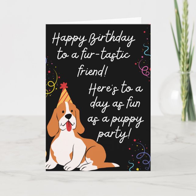 Happy Birthday Card (Front)