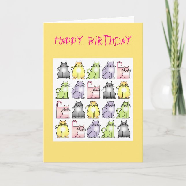 Happy Birthday card (Front)