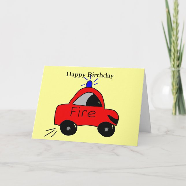, Happy Birthday Card (Front)