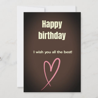 Happy birthday card