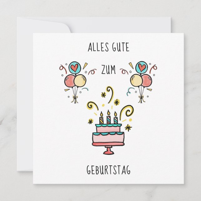 Happy birthday card (Front)