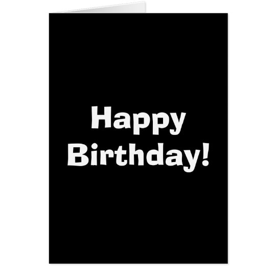 Happy Birthday! Card