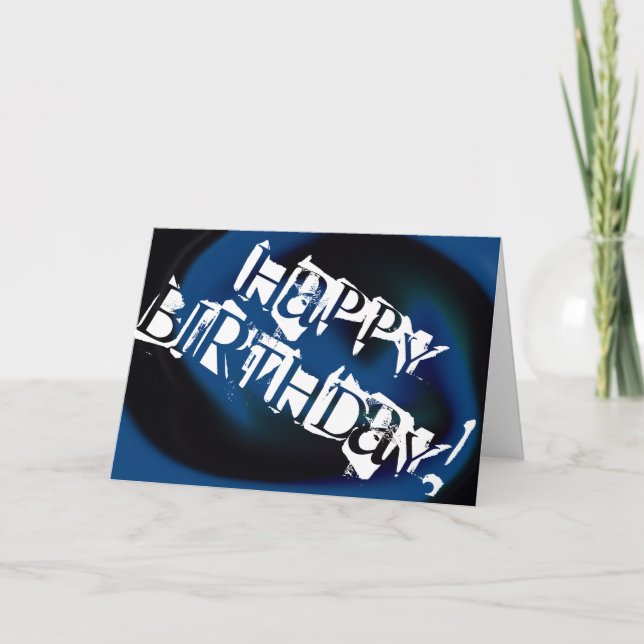 Happy Birthday Card (Front)