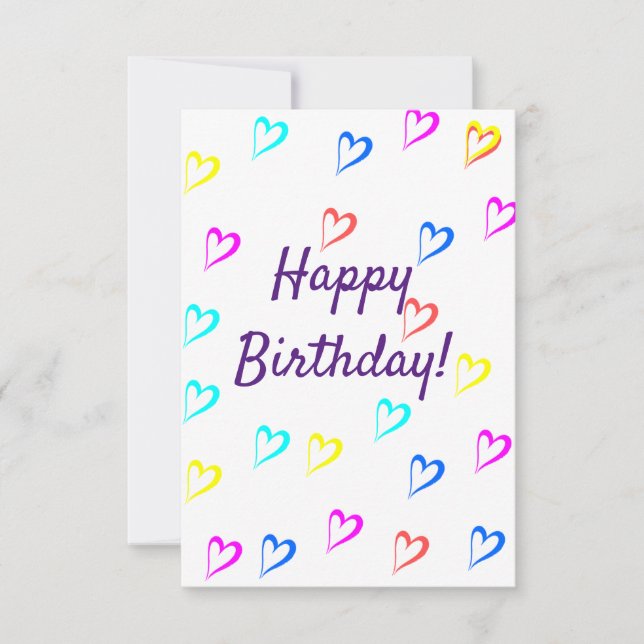 Happy Birthday Card (Front)