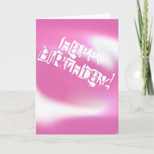 Happy Birthday Card (Front)
