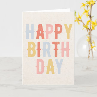 Happy Birthday Card