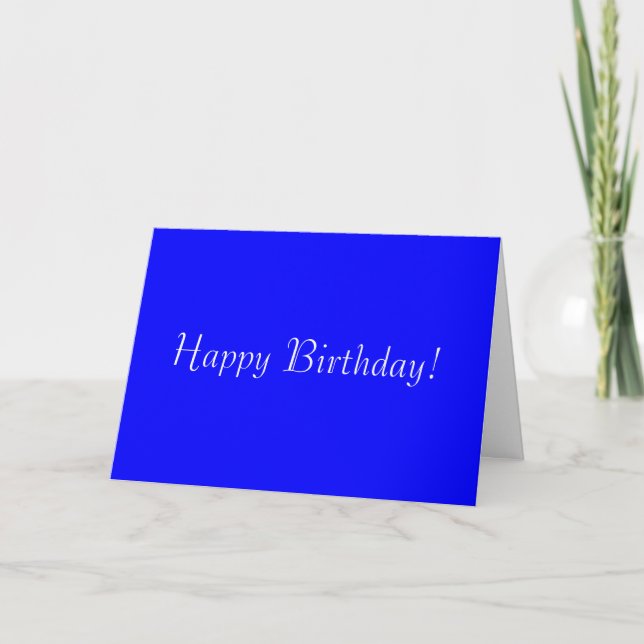 Happy Birthday! Card (Front)
