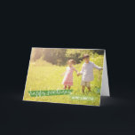 Happy Birthday! Card<br><div class="desc">Showcase your favourite photo with this joyous birthday greeting card from PiPo Press.  Customize it for Mom,  Dad,  Nana,  Pop,  Child,  Friend,  Aunt or any beloved special someone.</div>