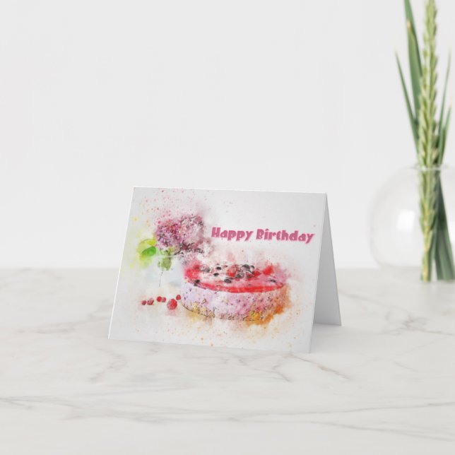 Happy birthday card (Front)