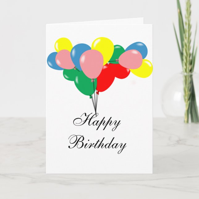 Happy Birthday Card (Front)