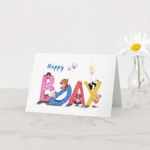 Happy Birthday Card Baby Bears Celebration Fun