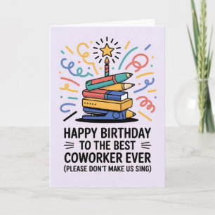 Happy Birthday Card for Coworker