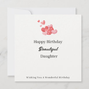 Happy birthday card for daughter