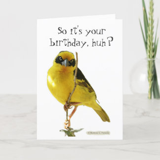 Happy birthday card (for him) by LOLBirds