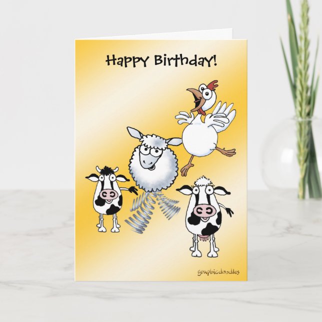 Happy Birthday card from group (Front)