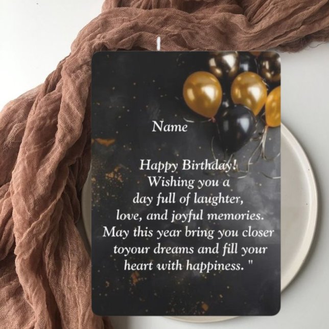  Happy Birthday Card - Joyful Wishes, Balloons & C (Creator Uploaded)