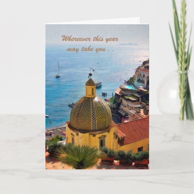 Happy Birthday Card  Life is an Adventure (Front)