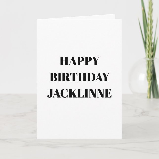 Happy Birthday Card You Can Use In All Contextes (Front)