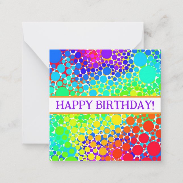 Happy birthday cards, cute, stock up! note card (Front)