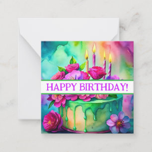 Happy birthday cards, cute, stock up! note card