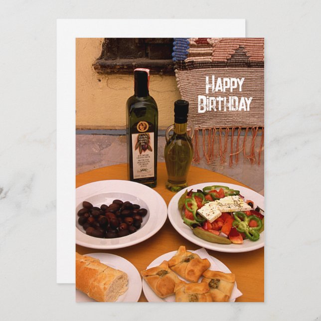 Happy Birthday Celebration Card (Front/Back)