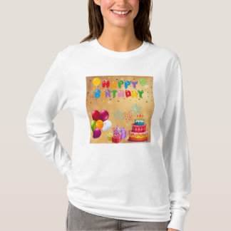 Happy Birthday Celebration Illustration T-Shirt