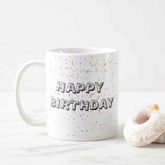 “Happy Birthday Celebration Mug” Coffee Mug