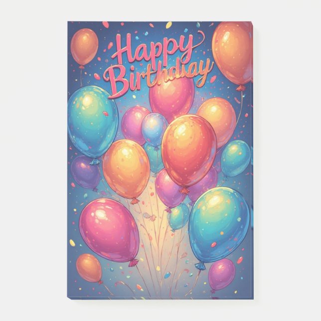 Happy Birthday Celebration Notes (Front)