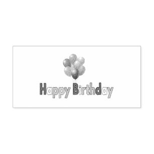 Happy Birthday Celebration Party Self-inking Stamp