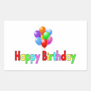 Happy Birthday Celebration Party  Sticker