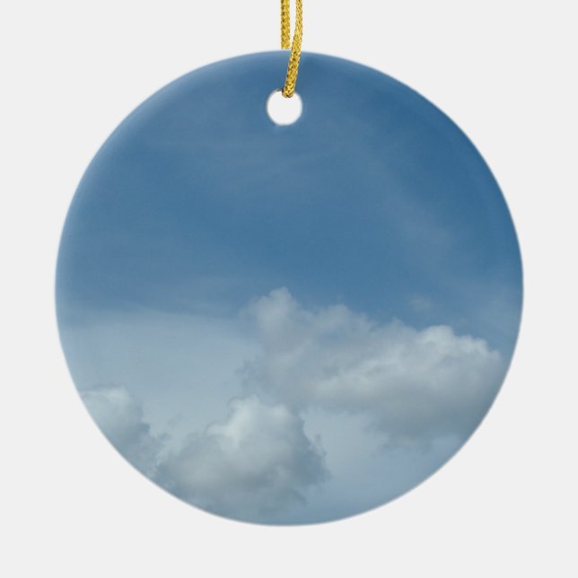 Happy birthday ceramic ornament (Front)