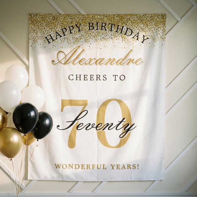  Happy Birthday Cheers To 70 Years Celebration Tapestry (Happy Birthday Cheers To 70 Years Celebration Tapestry)