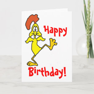 HAPPY BIRTHDAY CHICKEN by SHARON SHARPE Card
