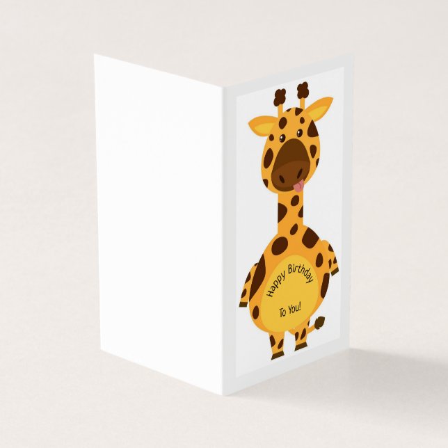Happy Birthday - Children's Card (Outside)