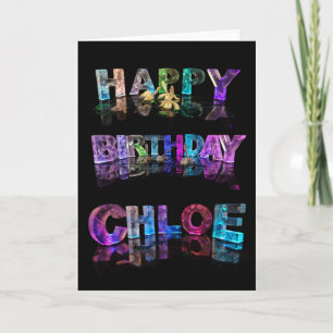 Happy Birthday Chloe Card
