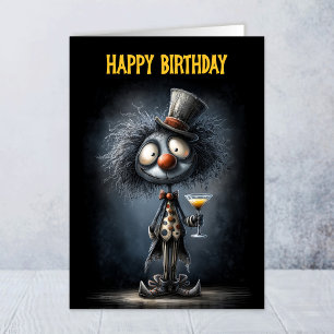 Happy Birthday Circus Clown Greeting Card