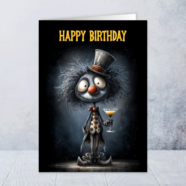 Happy Birthday Circus Clown Greeting Card (Creator Uploaded)