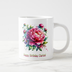 Happy Birthday Clarice Large Coffee Mug
