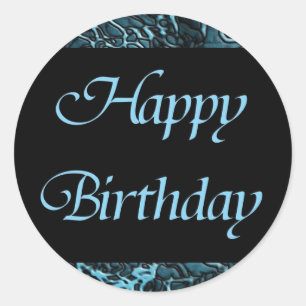 Happy Birthday Classic Round Sticker
