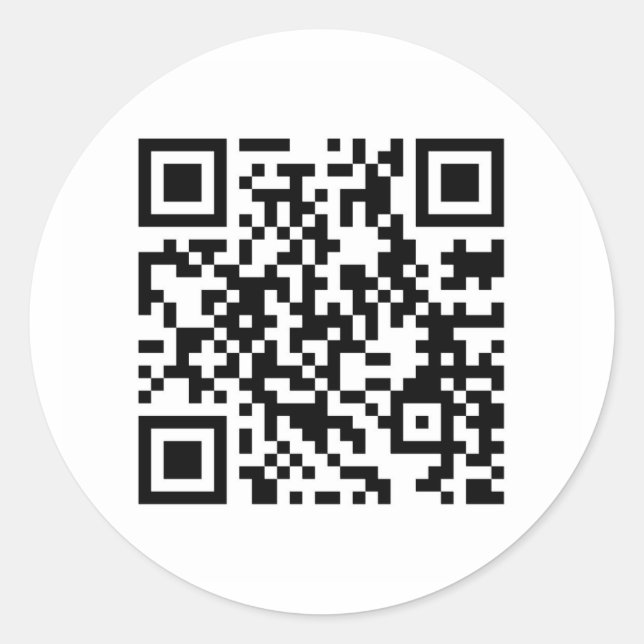 Happy Birthday! Classic Round Sticker (Front)