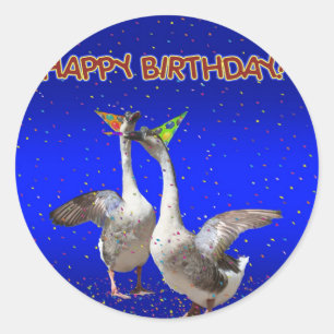 Happy Birthday! Classic Round Sticker