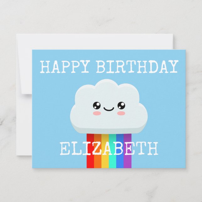 Happy birthday cloud (Front)